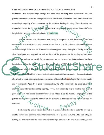 Best Practices for Credentialing Post-Acute Providers