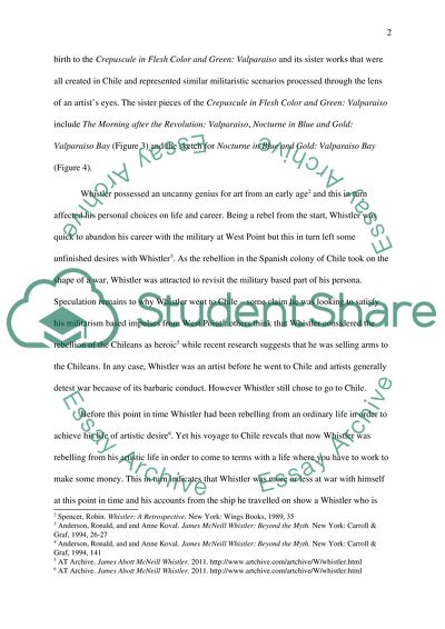 Evaluation of James McNeil Whistlers