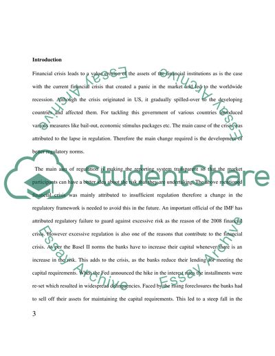 How do international financial institutions manage the change needed after the 2008 financial crisis