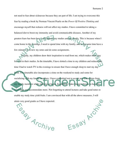 Academic Plan for Improvement