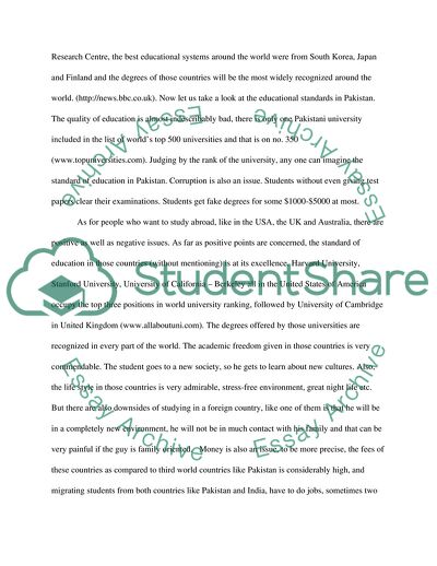 Where Is the Best Education