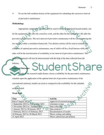 Literature review of proportional hazards model