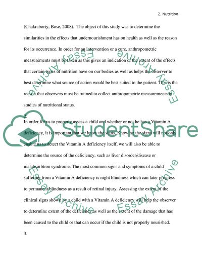 Nutritional Assessment