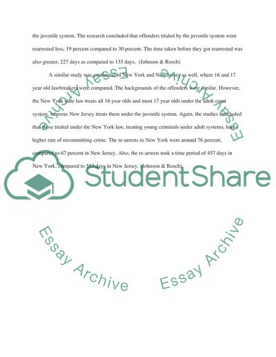 The Theory of Hard Punishments Reducing Recidivism