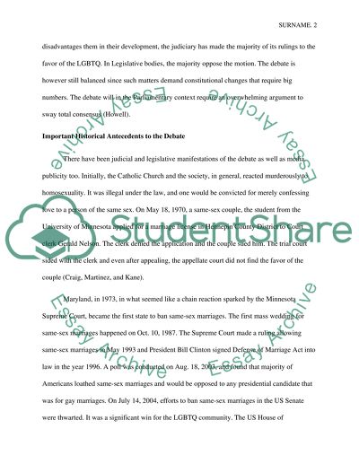 Debate on Allowing Homosexuals to Adopt Children