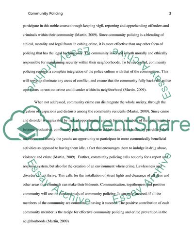 Criminal Justice / Police & Community Relations