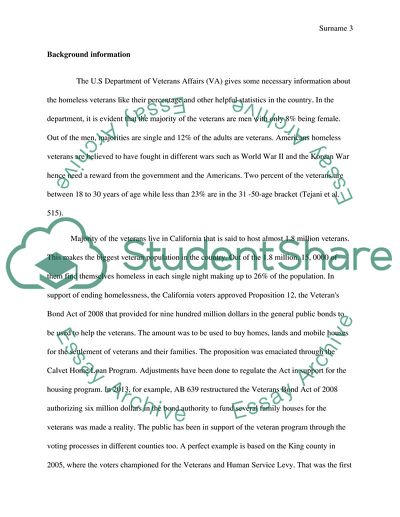 Veterans Housing Program