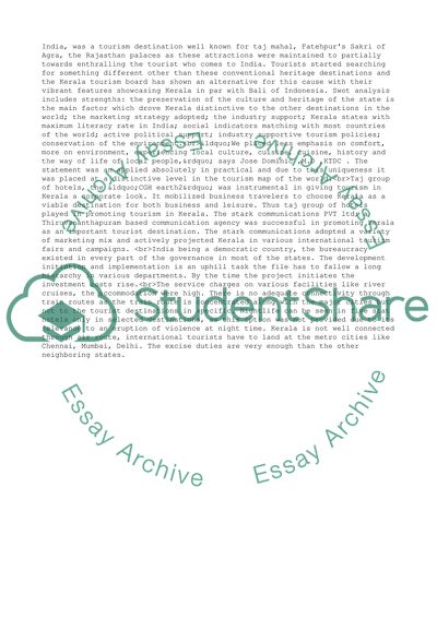 Kerala Tourism Board