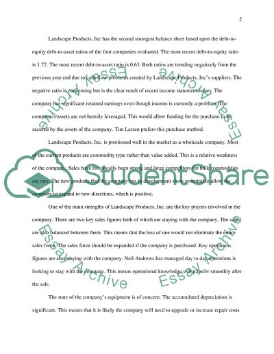 Tim and Brad Larsens Company Purchase