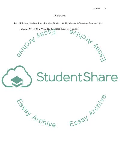 Physics conclusion page