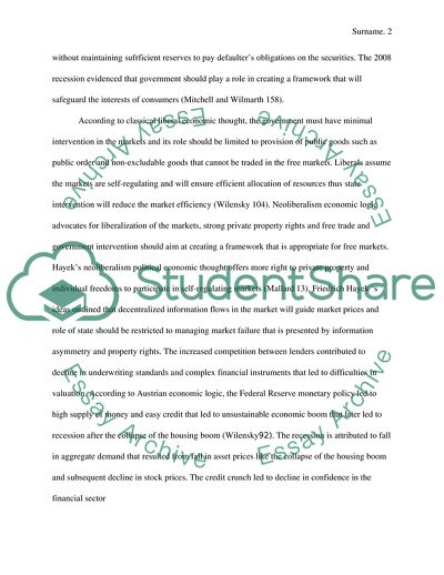 2008 economic recession