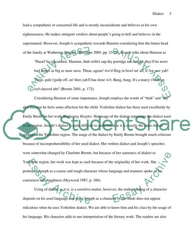 Dialect and Indexicality in Wuthering Heights and Mary Barton