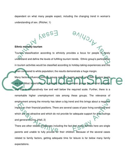 Management of a Sex Tourism