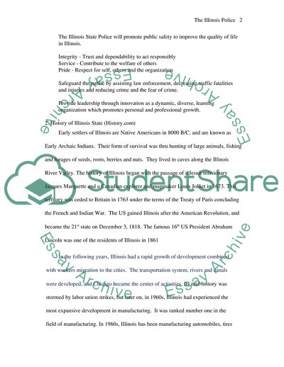 The role of the Illinois City Police