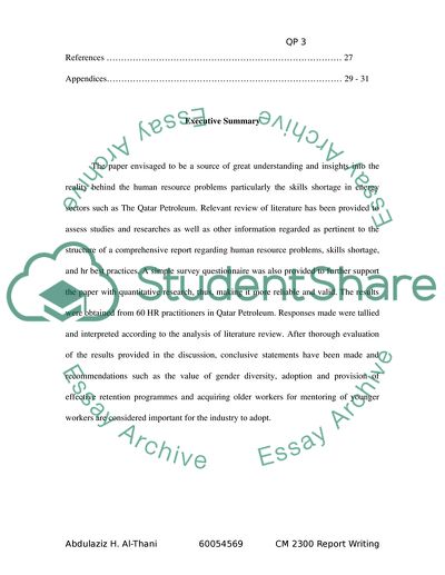 Relieve Human Resources Problems at Qatar Petroleum