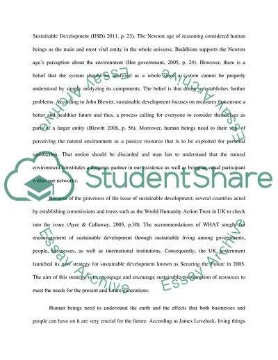 Who Sustains Whose Development