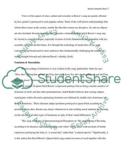 David Bowie and Performativity