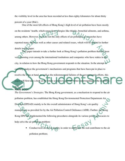 Hong Kong Environmental Regulations