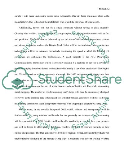 How Will Retail Look like in 2020