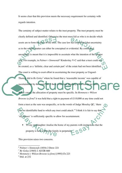 Law of Equity and Trusts