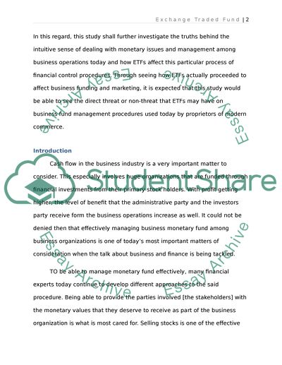 Are ETF are threat to the asset management industry