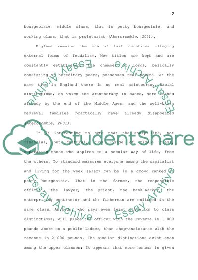 Attribute of a Capitalist Society