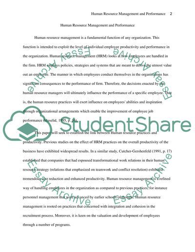 Dissertation human management phd resource