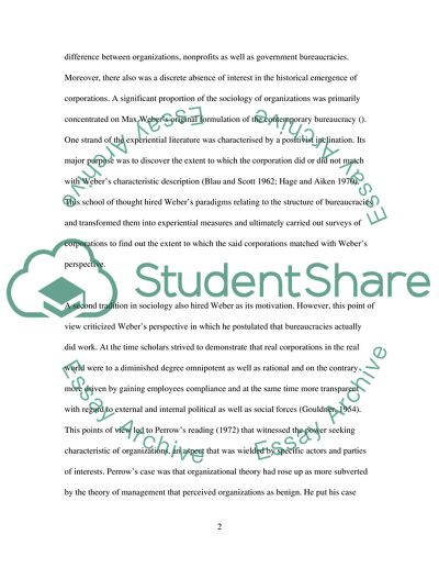 Alfred Chandlers Assessment of the Managerial Capitalism