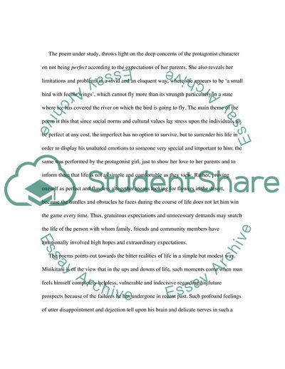 Analysis of Suicide Note by Janice Mirikitani