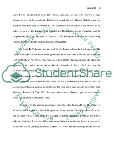 Spread of Christianity to India and Oceania
