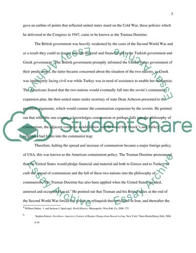 The Cold War begin out of the ashes of WWII