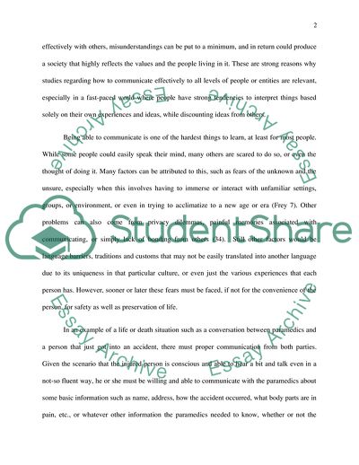 Practical Applications of an Introductory Course in Communication