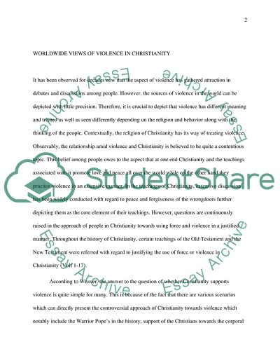 Comparing Islam and Christianity on Violence