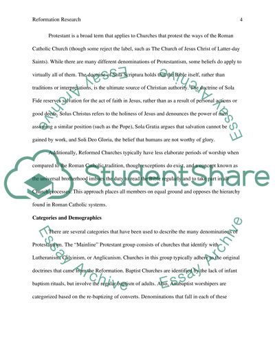 Reformation research paper image