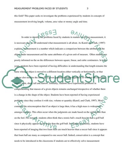 Study of the Problems Faced by Students