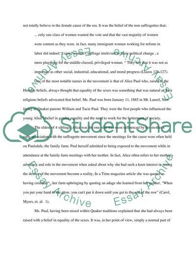 American Women Suffrage Movement