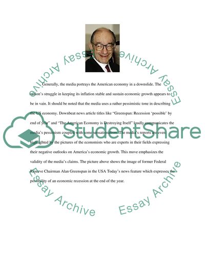 Analyzing the Ways the Media Represent the American Economy