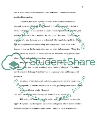Sociological Journal Analysis