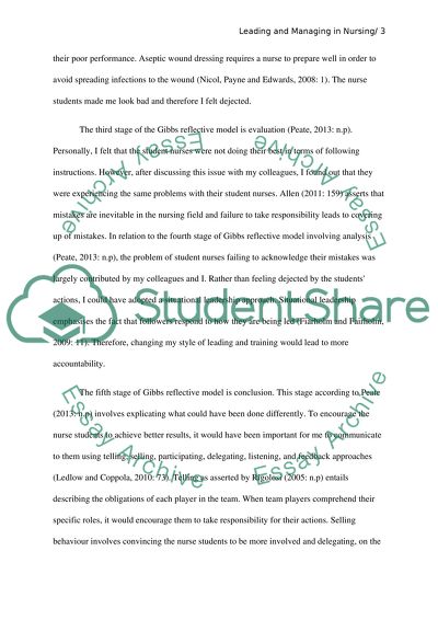 Leading and Managing in Nursing