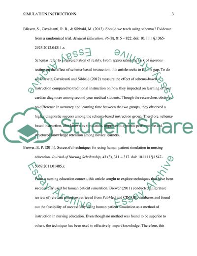 Simulation as an Instructional Methodology: An Annotated BibliographyAnnotated bibliography