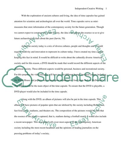 Independent Creative Writing