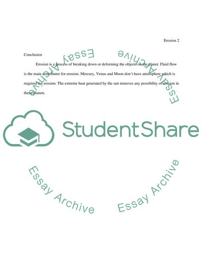 Erosion in Mercury, Venus, and the Moon