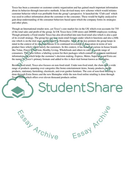 What Helped Tesco to Become a Pioneer of Retail in the UK and to Expand Worldwide for Decades