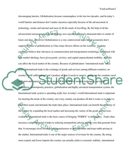 The Political Economy of International Trade