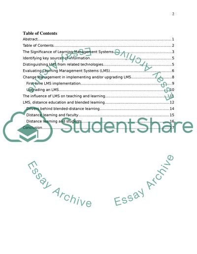 Increased Importance of Learning Management Systems