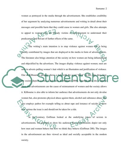 The Effects of Advertising on Women