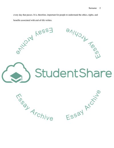 Advance Directives in Guiding Terminal Patients