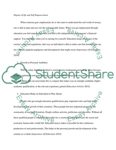 Education and society