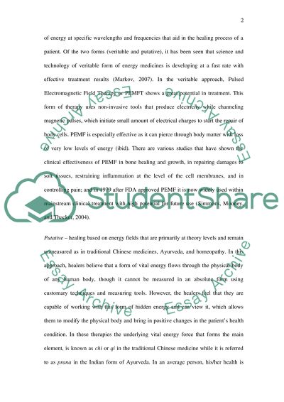 Energy Medicine as the Medicine of Future