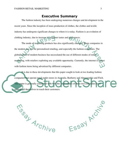 The Abercrombie and Fitch and Burberry Australia